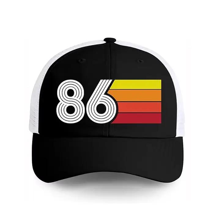 Casquette de camionneur rétro 1986, fournitures de décoration pour fête d'anniversaire 40 ans, cadea