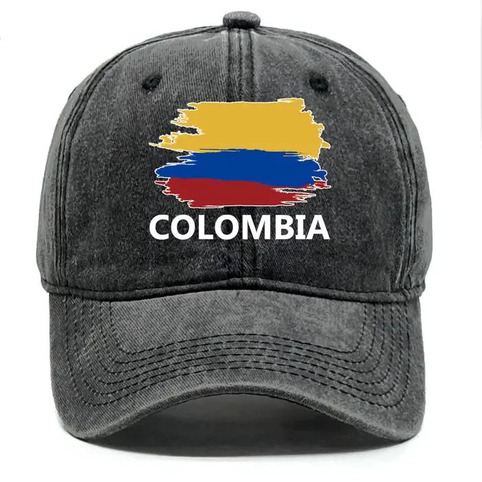 Colombie drapeau casquette de Baseball femmes en plein air décontracté couleur unie casquette de Bas