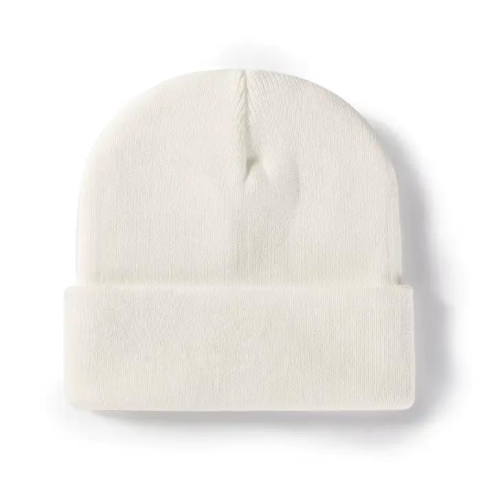 Noir blanc bleu Beige rose rouge vert tricot chapeau pour garçons filles automne hiver chaud Skullie