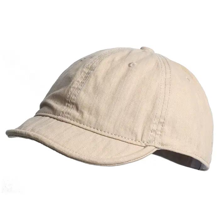 Casquette de Baseball Vintage en coton à bord court pour hommes et femmes, chapeau de papa réglable,