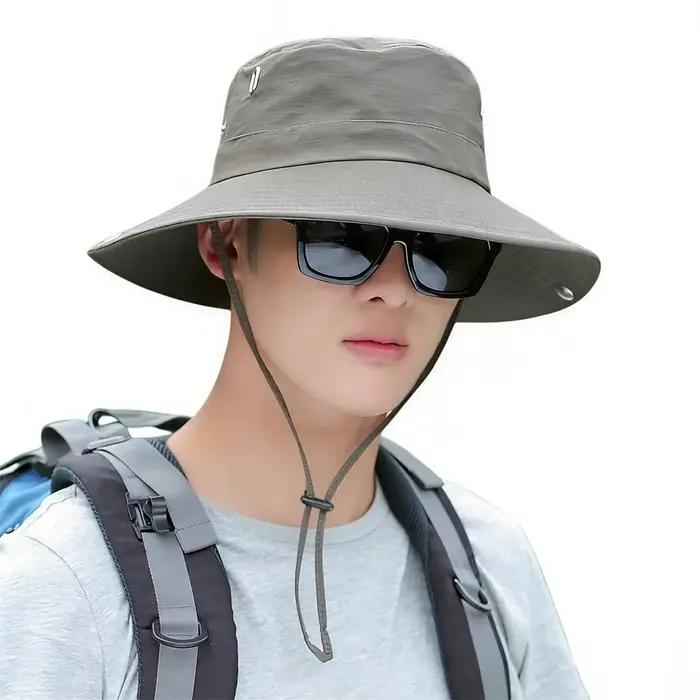 Chapeau de soleil pour hommes et femmes, protection UV UPF 50+, chapeau de pêche à large bord, respi