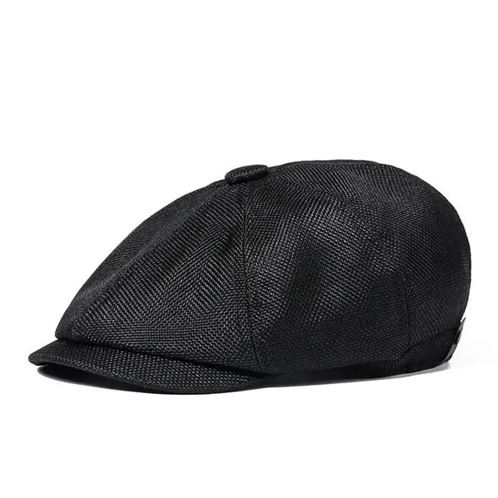 Nouveau Béret Rétro pour Hommes et Femmes, Casquette Octogonale Unisexe Tendance Printemps-Automne
