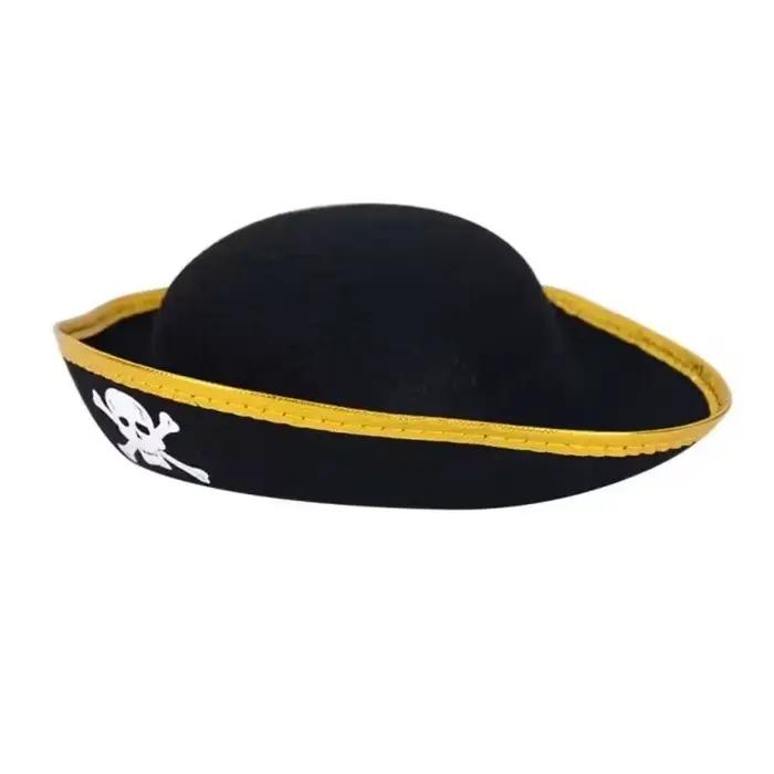 Chapeaux de pirate, accessoires d'halloween, fêtes de danse Cosplay, vêtements de pirate des caraïbe