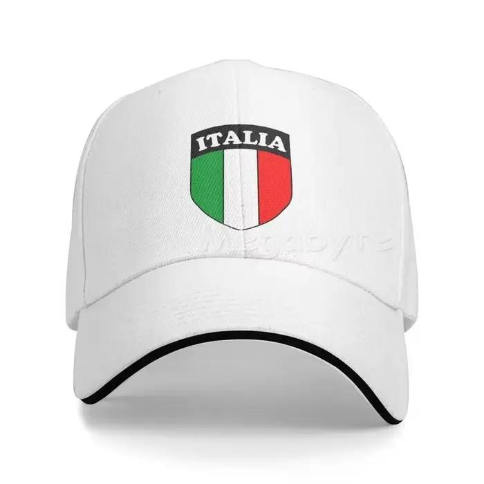 Casquette Sandwich drapeau italien d'italie, casquette de Baseball réglable unisexe, chapeaux de Cow