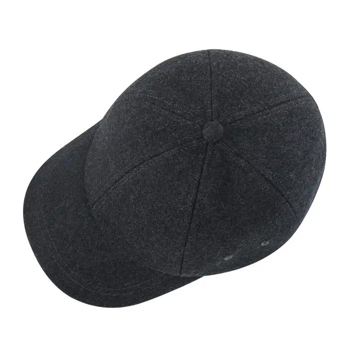 BOTVELA Casquette de baseball en tweed de laine pour homme, style décontracté, doux, réglable, non s