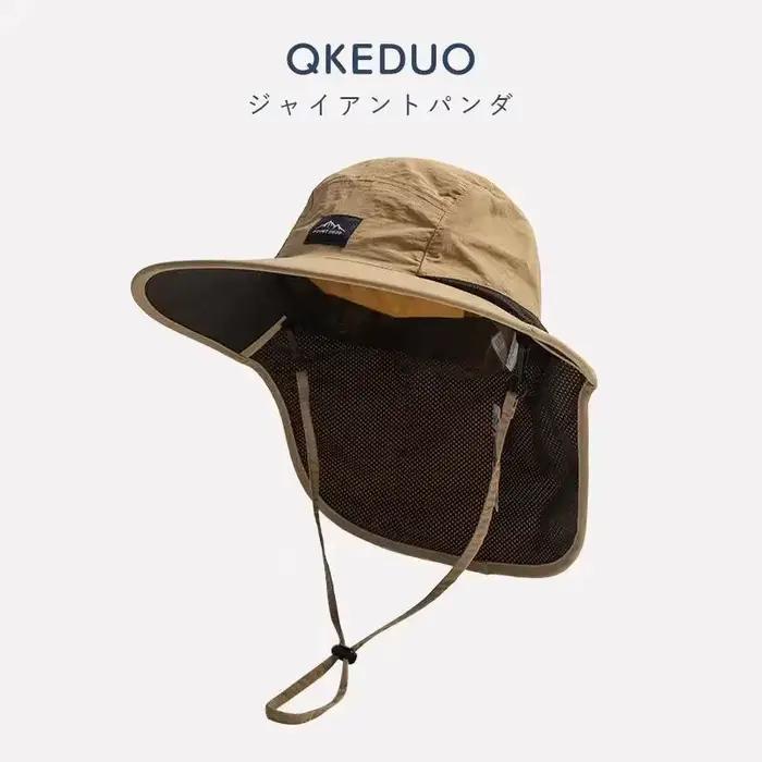 Chapeau de pêcheur anti-UV avec protection du cou, respirant et à séchage rapide, idéal pour la rand