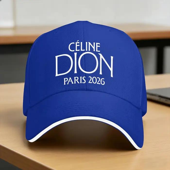 Casquette de baseball Celine Dion Back To Paris, casquette de sport réglable pour l'extérieur, style