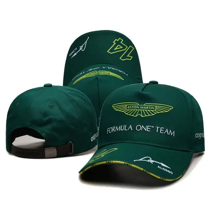 Casquette de baseball d'entraînement quotidien de l'équipe de course F1 Aston Martin, Fernando Alons
