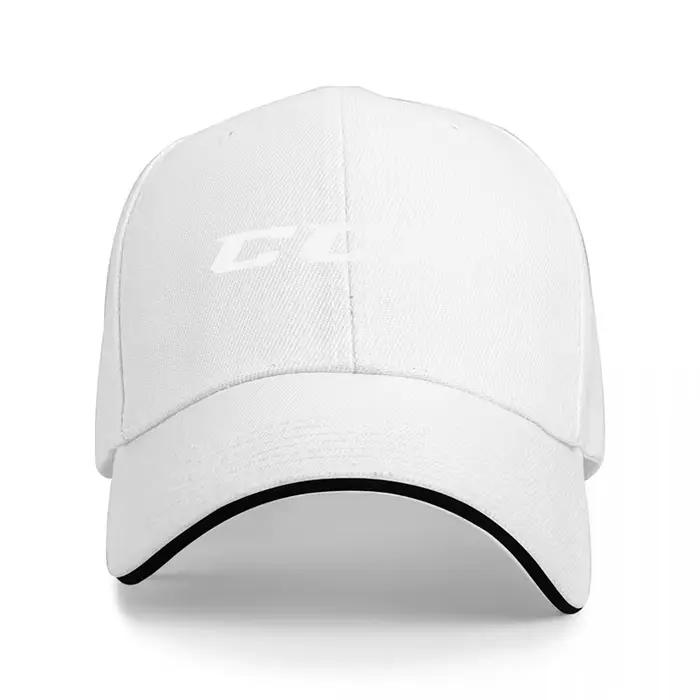 Casquette de baseball CCM noire avec bordure blanche et logo brodé pour les fans de hockey et les pa
