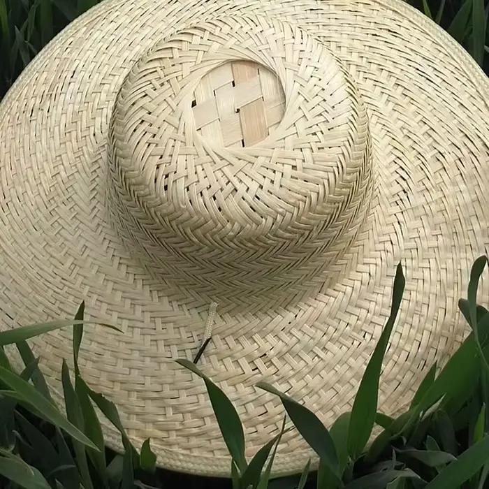 Chapeau d'été en bambou pour l'ombre, chapeau de travail pour agriculteurs, chapeau de soleil respir