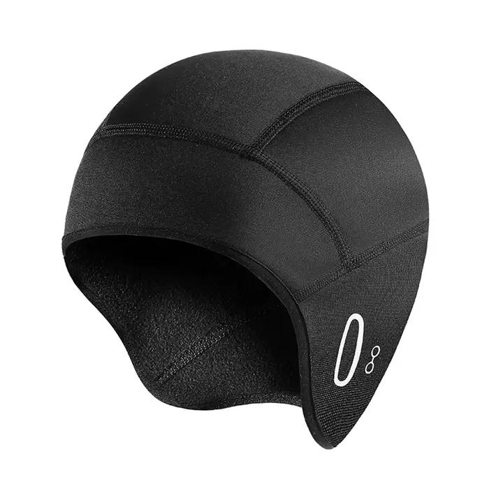 Chapeau chaud pour cyclisme en plein air, casque doublé avec protection des oreilles, coupe-vent, po