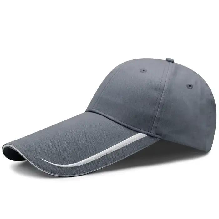 Casquettes à visière longue 11cm/14cm pour homme, grande taille, décontractées, chapeaux de pêche st