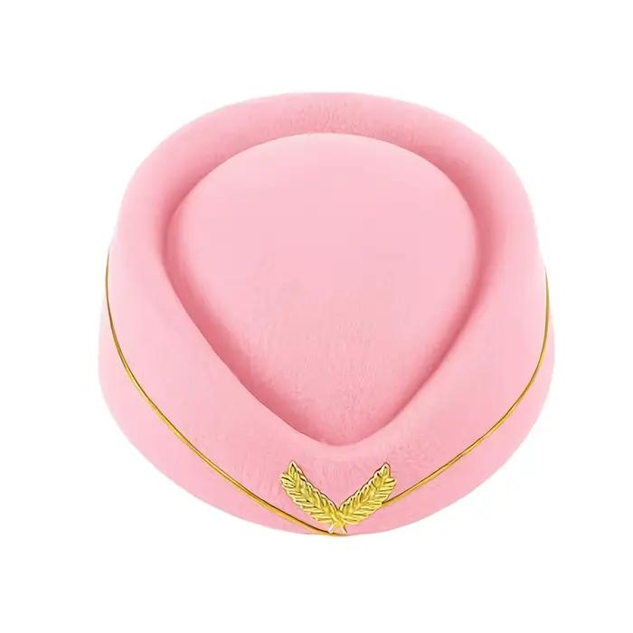 1 chapeau d'hôtesse de l'air pour femme – pour événements sur le thème de l'aviation, soirées costum