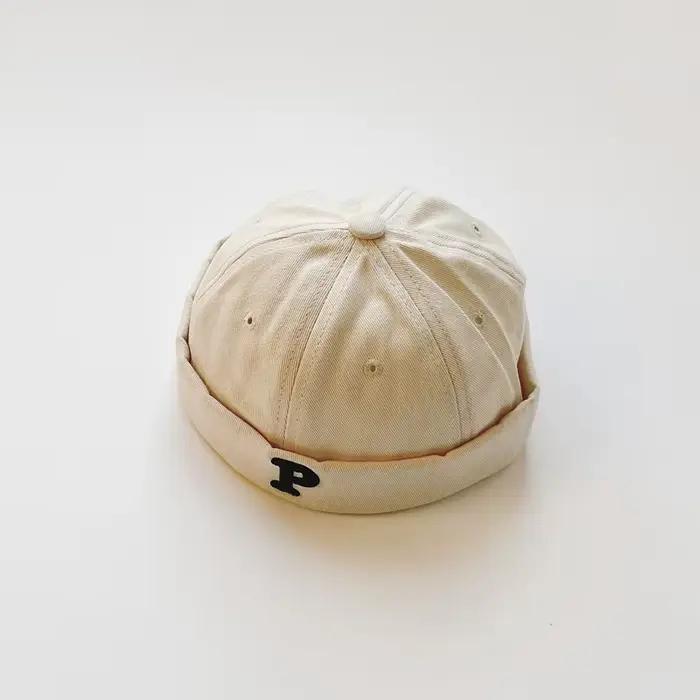 Lettres Vintage brodées bébé chapeau sans bords printemps enfants garçons filles Hip Hop Docker casq
