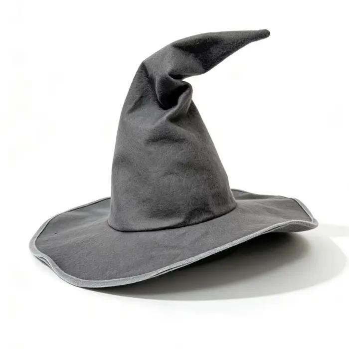 Chapeau de sorcière noir torsadé, accessoires de costume pour fête à thème Halloween
