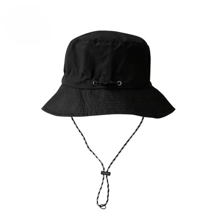 Chapeau de pluie imperméable pour femmes et hommes, chapeau de soleil Boonie à large bord, pliable, 