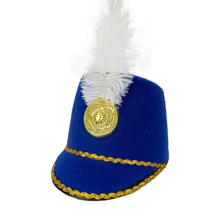 Chapeau de bande de marche, Protection solaire, uniforme de chevalier Vintage, chapeau avec défilé, 