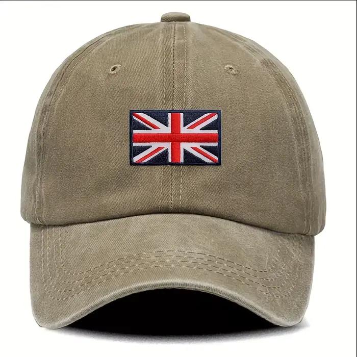 Casquette de baseball avec drapeau national - Chapeau unisexe réglable, accessoire décontracté et de