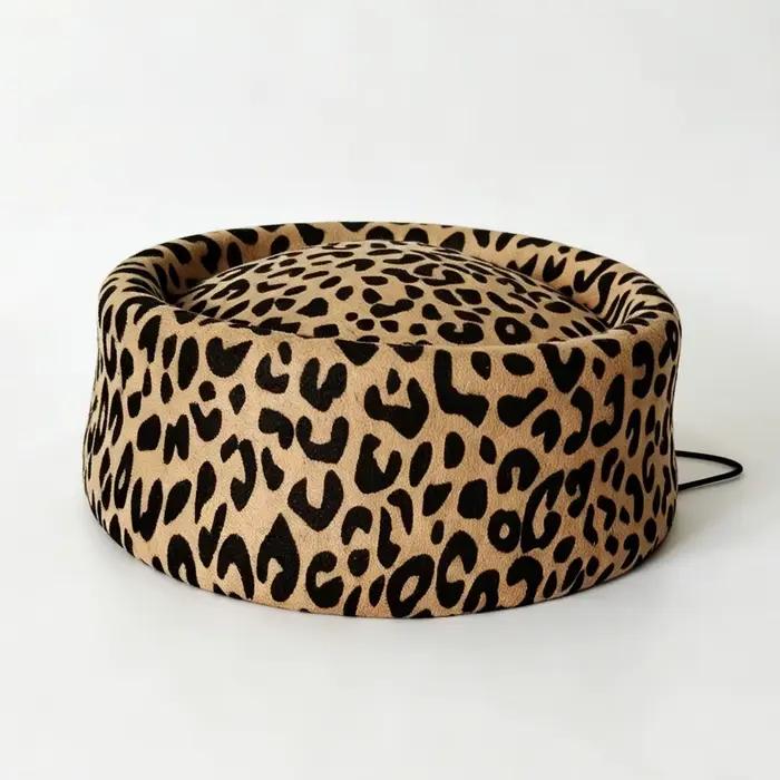 Bérets Rétro Premium pour Hôtesses de l'Air, Chapeaux Pillbox Charmants Style Hepburn Français pour 