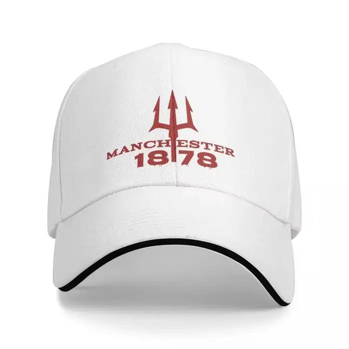 Casquette de Baseball pour Homme et Femme, Chapeau à Rabat, Devils de Manchester, Manchester Is Red,