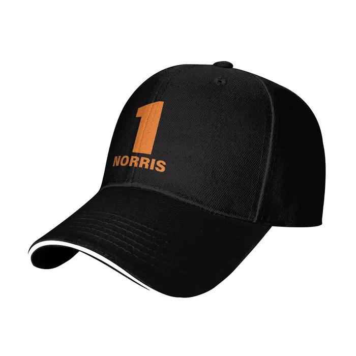 Casquette de baseball L-Lando N-Norris pour hommes et femmes, casquette décontractée pour l'extérieu