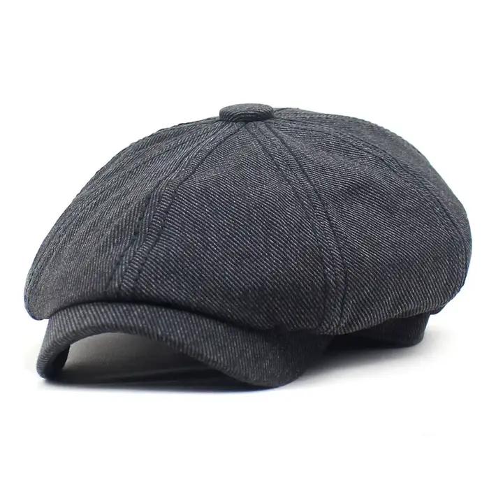 Casquette plate Newsboy pour homme, 100% coton, Testosterone Sby Ivy, chapeau de chauffeur de golf