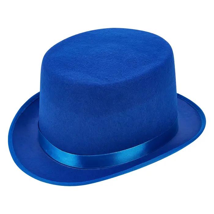 Hommes femmes haut élégant chapeaux de luxe smoking Fedoras casquettes couleur unie magicien chapeau