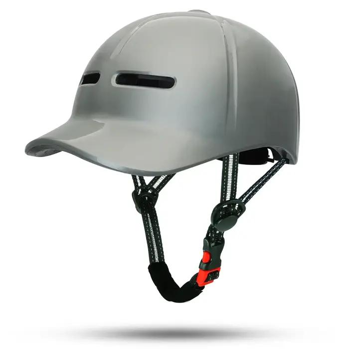Casque de vélo électrique pour hommes et femmes, casquette de baseball, moto scooter, casques de séc