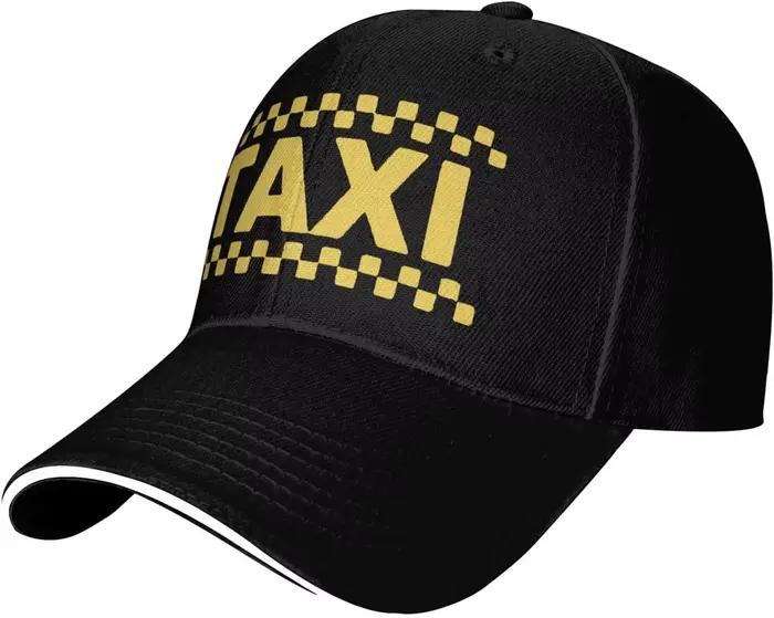 Casquette de Baseball à motif de damier pour chauffeur de cabine de Taxi, chapeau réglable en Polyes