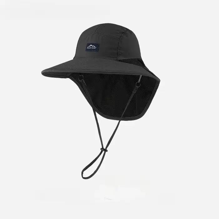 Casquettes Panama unisexes d'été à large bord, imperméables, à séchage rapide, visière d'extérieur, 