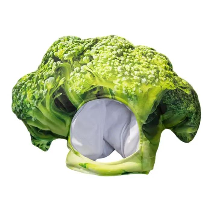 Chapeau brocoli en peluche pour enfants adultes, Costume jeu rôle pour fête d'anniversaire, pour réu