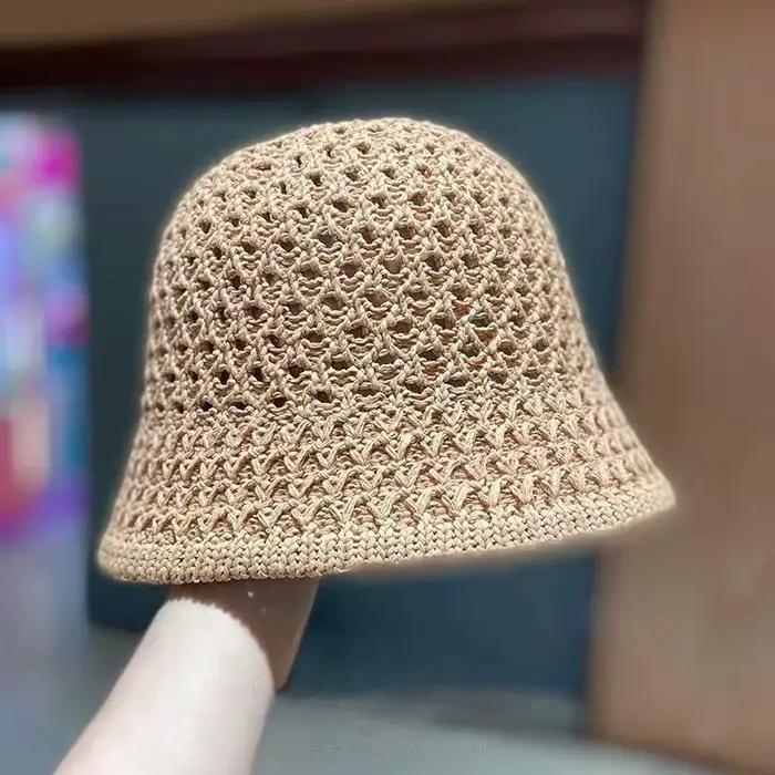 [TG820] Chapeau de soleil pour filles, chapeau d'été souple à large bord pour femmes, chapeau de pla