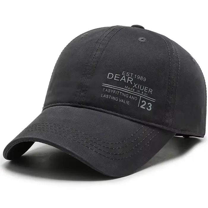 Casquettes de baseball d'été bleu marine FS pour hommes et femmes, style streetwear, avec lettres, s