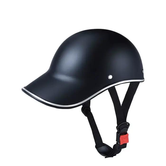 Casque de vélo électrique universel avec sangle réglable, casquette de baseball, casques de sécurité