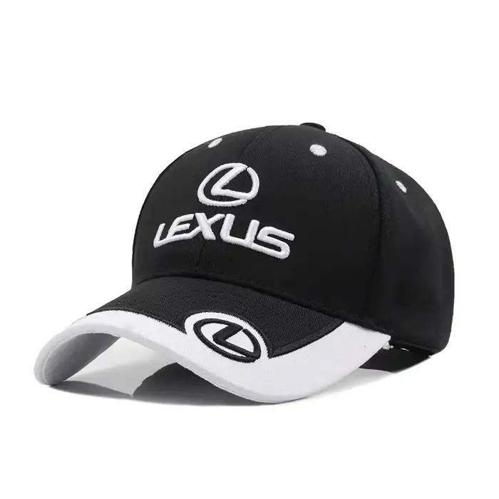 Nouveau chapeau de soleil pour homme Lexus, chapeau personnalisé pour équipe de course moto F1, chap
