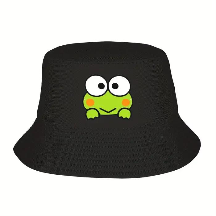 Chapeau de pêcheur Keroppi Harajuku, casquette classique unisexe pour les vacances, chapeau de solei