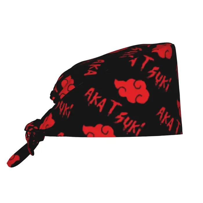 Casquette de travail manga U-Uchihaes Sasuke personnalisée, chapeau chirurgical classique pour femme