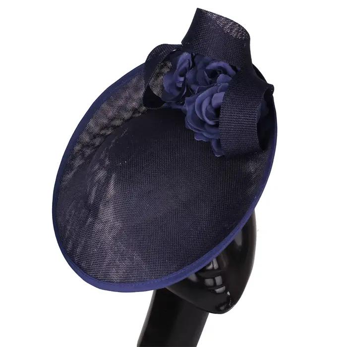 Rose rouge femmes grand Derby Fascinator chapellerie chapeau chapeaux fête mariage élégant mariée ca