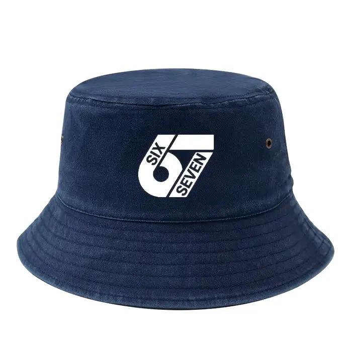 Chapeau Bob Unisexe Imprimé SIX SEVEN (170-180 cm), Léger et Polyvalent, Idéal pour l'Extérieur, Sty