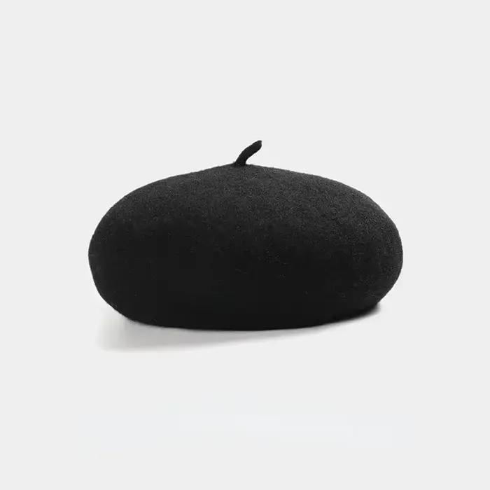 Bérets en laine pour femmes, casquettes sans tête, couleur bonbon, élégantes, vente en gros, automne