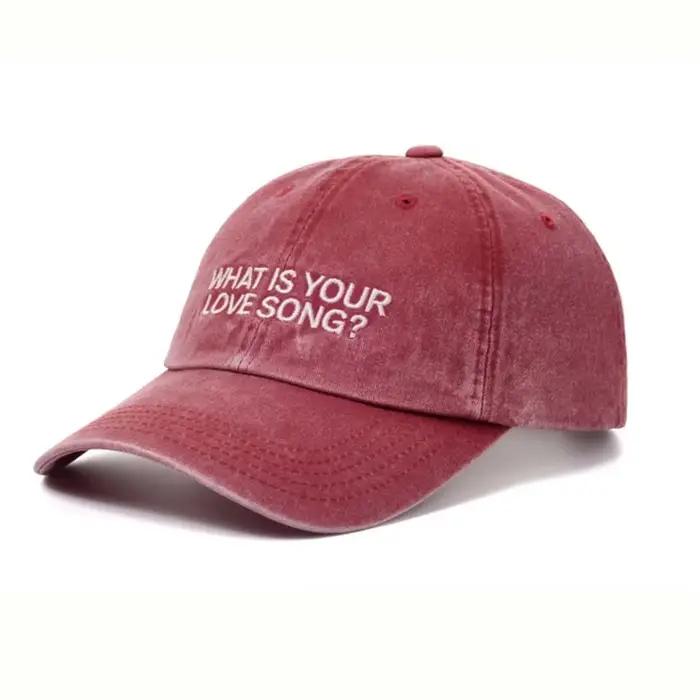 Kpop, quel est votre chanson d'amour ? Même casquette tricotée brodée, casquette de tournée mondiale