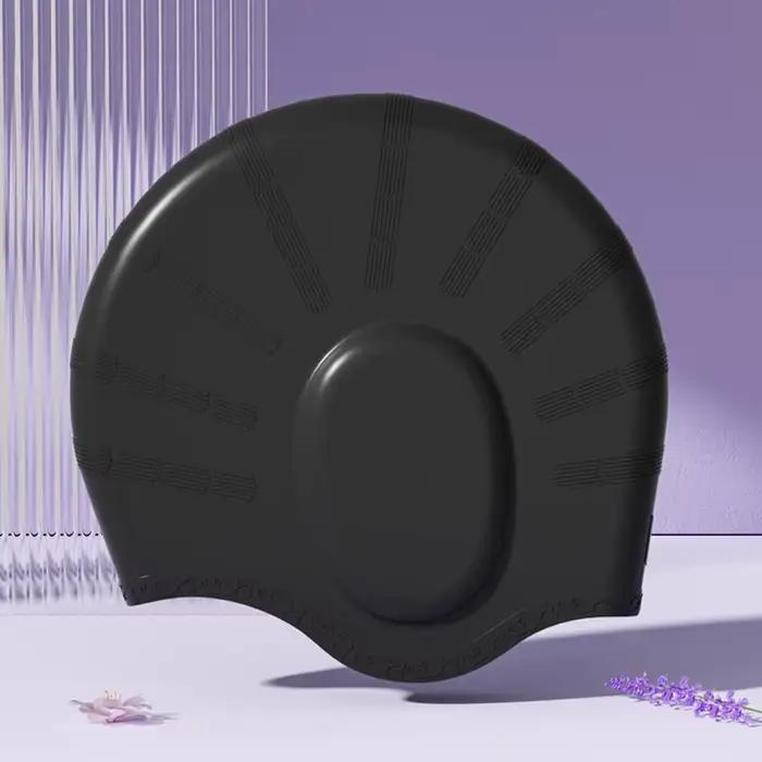 Bonnet de bain imperméable – Haute élasticité, protection des oreilles, bonnet de plongée en silicon