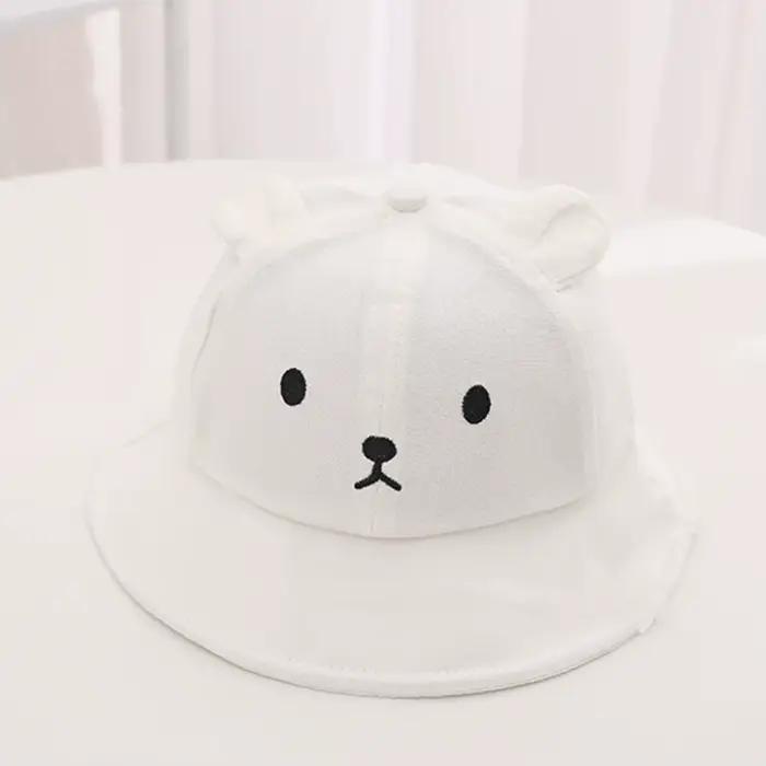 Chapeau seau ours super mignon pour bébé, été, printemps, casquette de bassin légère de protection s