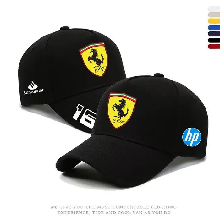 Casquette de Baseball avec Logo imprimé pour Ferrari, chapeau de Sport d'été en plein air, protectio