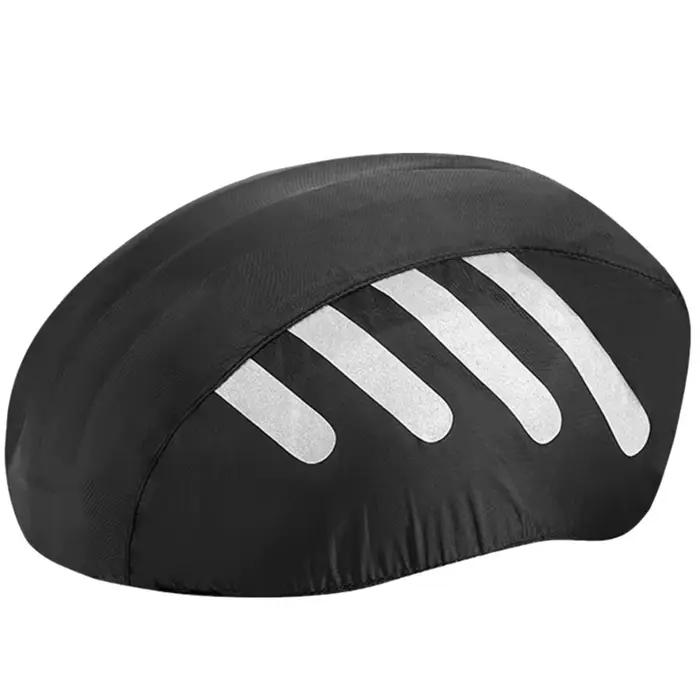 Housse de protection contre la pluie pour casques de vélo, avec bandes réfléchissantes, imperméable,