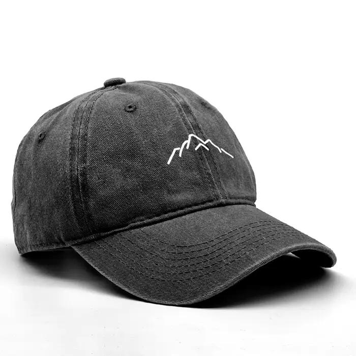 Casquette de Baseball réglable imprimée Mountaintop, chapeau de papa de plage de montagne, casquette