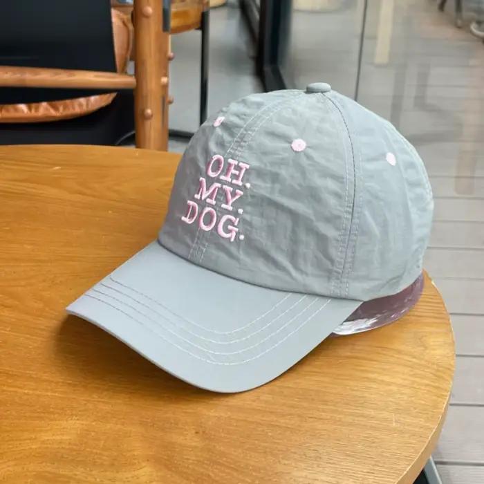 Casquette de baseball à visière incurvée, séchage rapide, maille respirante, broderie lettre, pour h