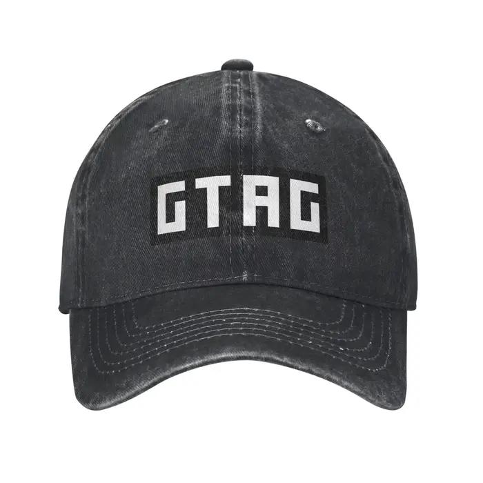 Casquette en jean décontractée avec logo non officiel Gorilla Tag "GTAG", casquette de baseball régl