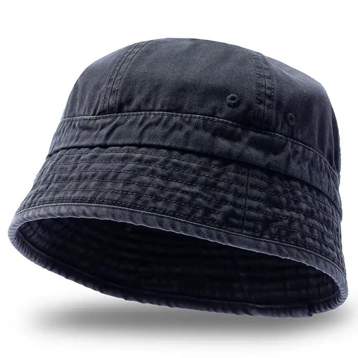 Chapeaux seau japonais à bords courts pour femmes, grande taille 60cm, chapeau de soleil pour hommes