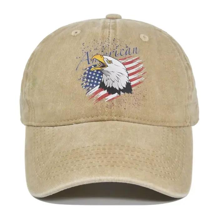 Casquette de Baseball drapeau américain, chapeau de soleil, aigle graffiti, opérabilité, sport, hip 